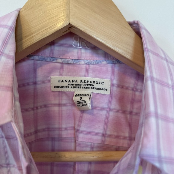pink banana republic blouse - Picture 2 of 3